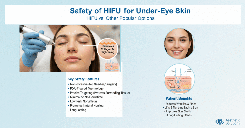 Safety of HIFU Under Eye Treatment Skin