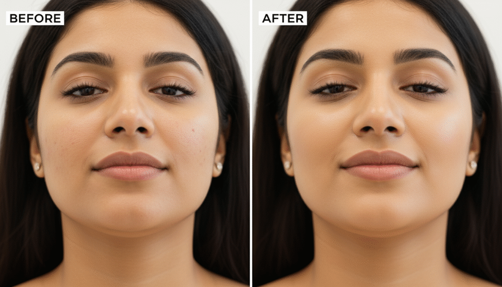 Microdermabrasion Before, During, & After